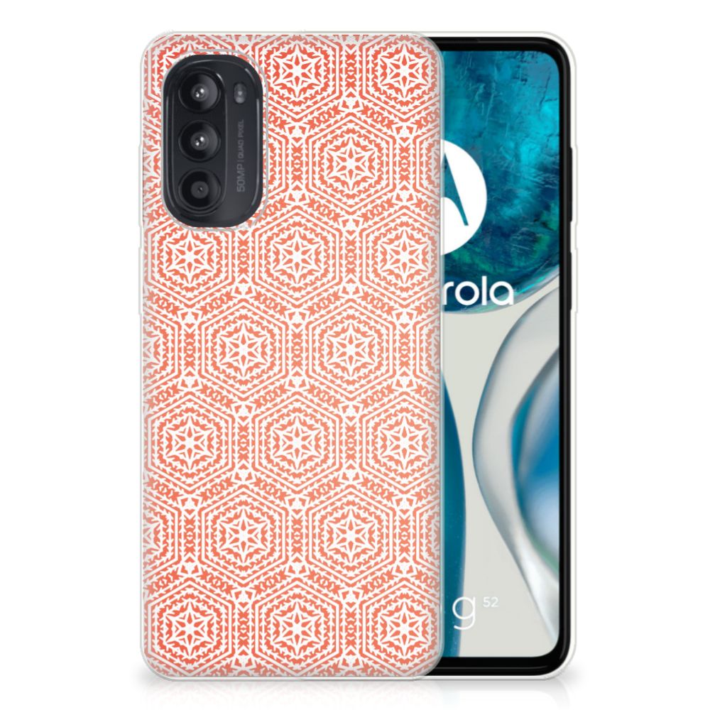 Motorola Moto G52/G82 TPU bumper Pattern Orange B2C Telecom