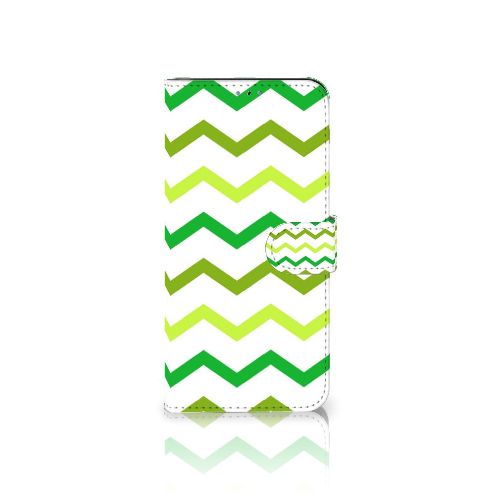 Xiaomi 12 Pro Telefoon Hoesje Zigzag Groen
