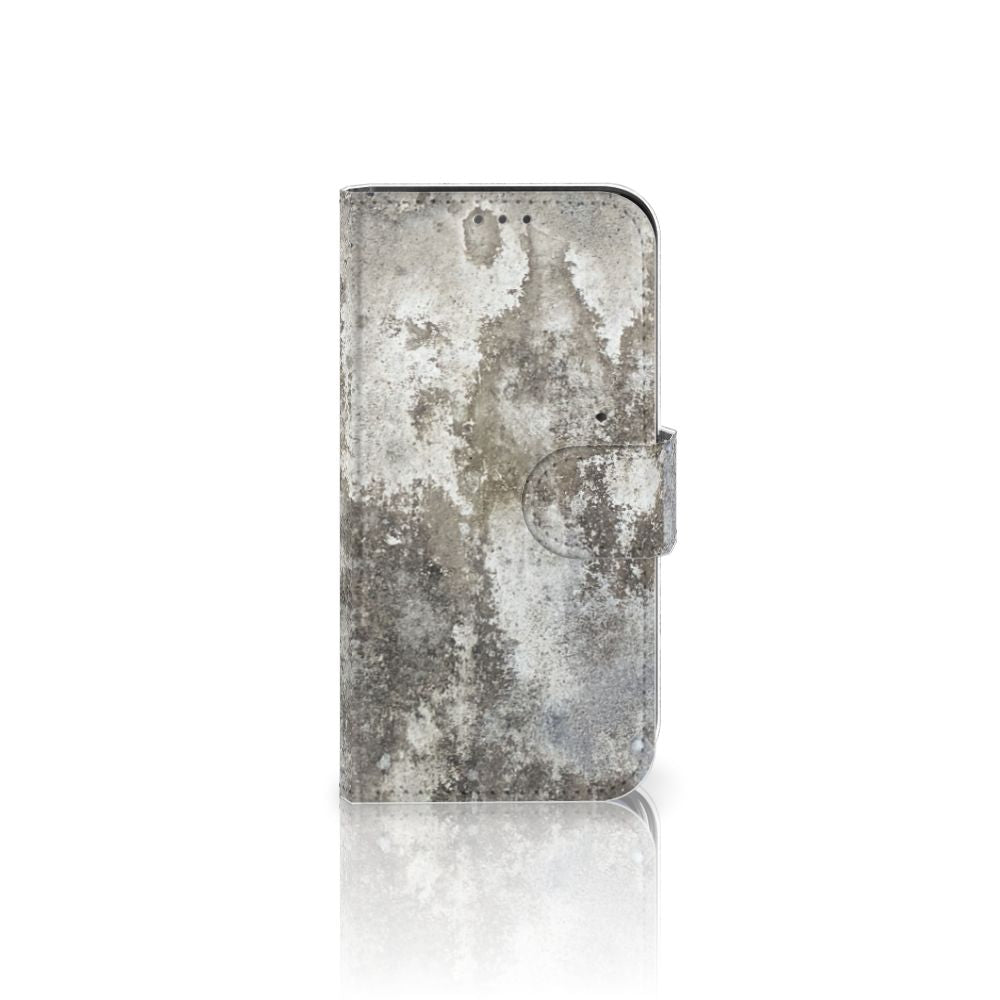 Apple iPhone 12 Mini Bookcase Beton Print