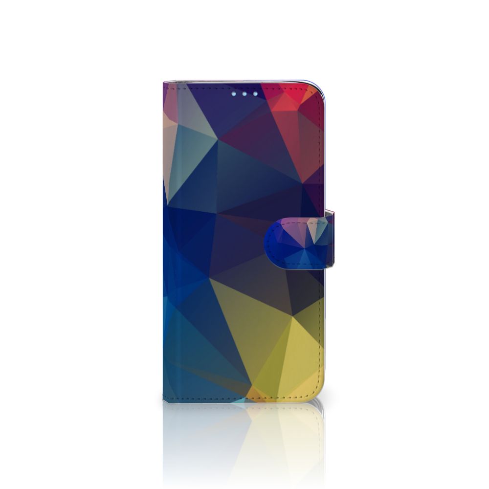 Huawei P40 Lite Book Case Polygon Dark