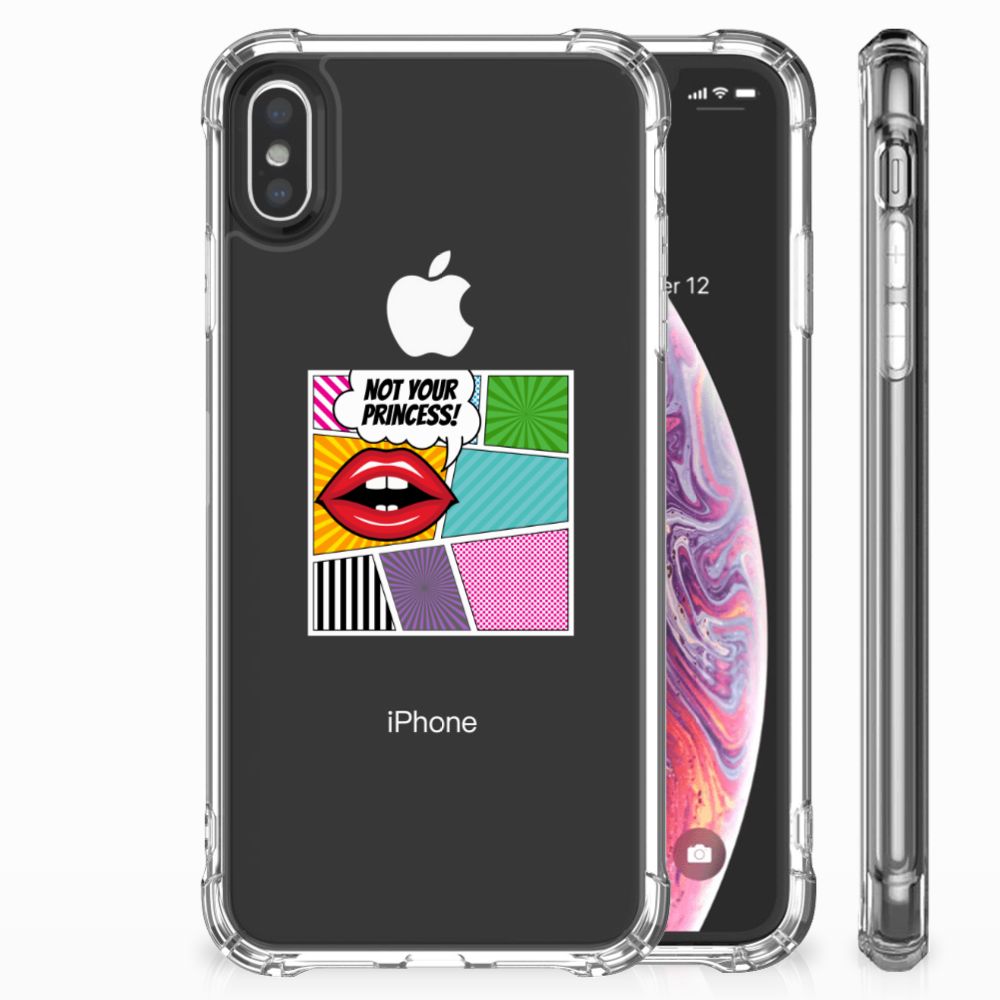 Apple iPhone X | Xs Anti Shock Bumper Case Popart Princess