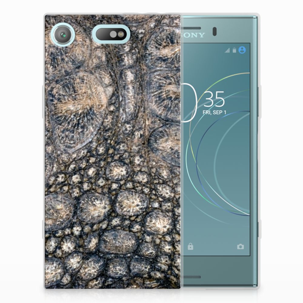 Sony Xperia XZ1 Compact TPU Hoesje Krokodillenprint