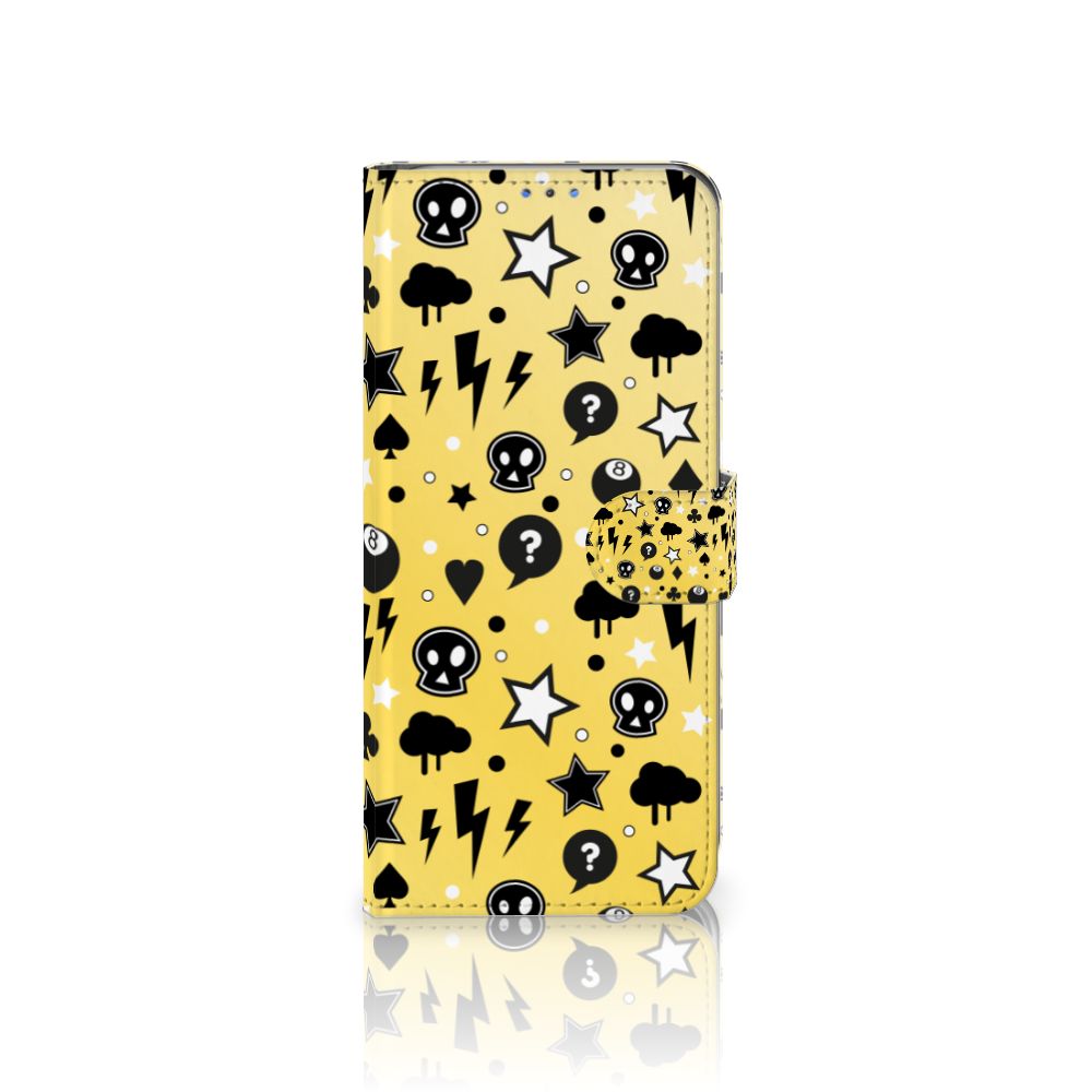 Telefoonhoesje met Naam Motorola G8 Power Lite Punk Geel