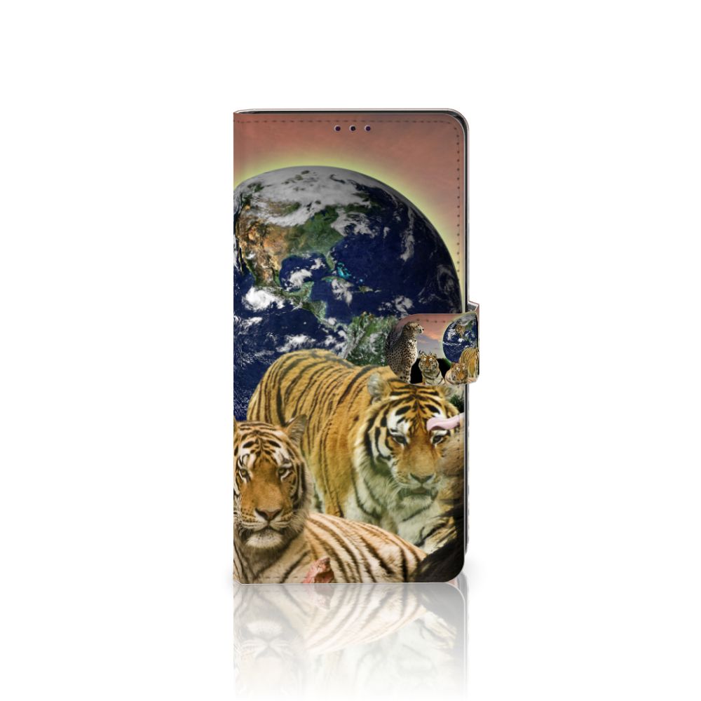 Samsung Galaxy Note20 Ultra Telefoonhoesje met Pasjes Roofdieren