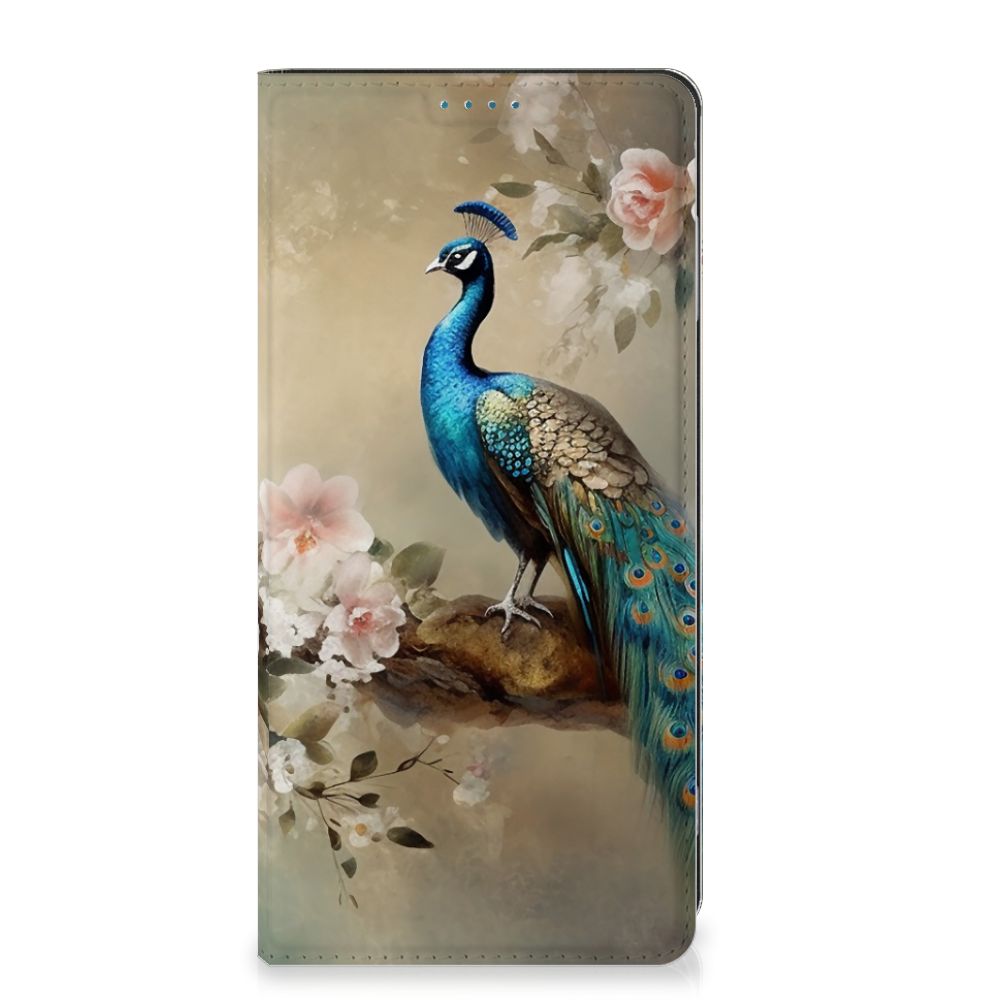 Hoesje maken voor Motorola Moto G53 Vintage Pauwen