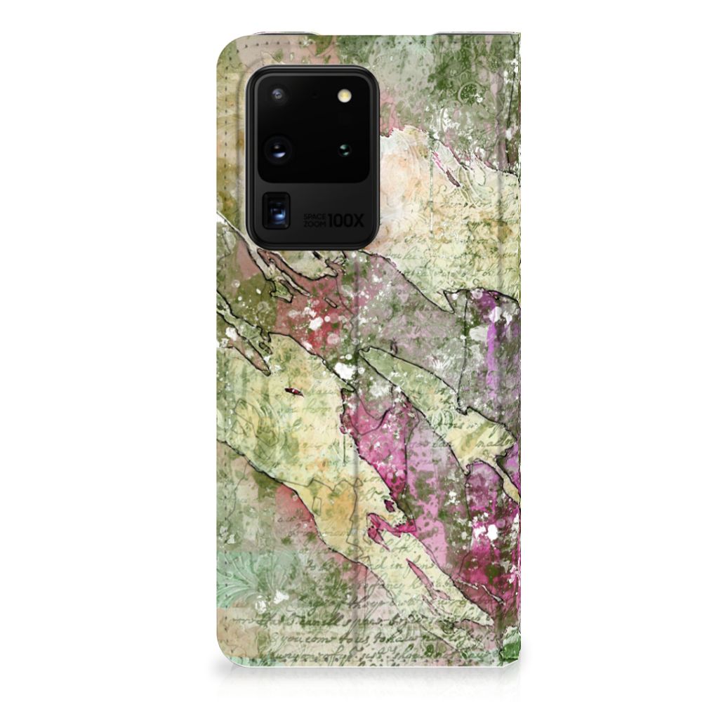 Bookcase Samsung Galaxy S20 Ultra Letter Painting - B2C Telecom