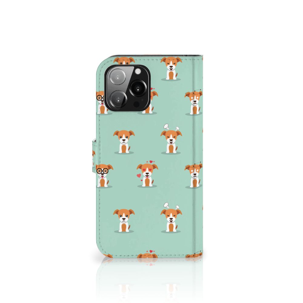 iPhone 13 Pro Max Telefoonhoesje met Pasjes Pups