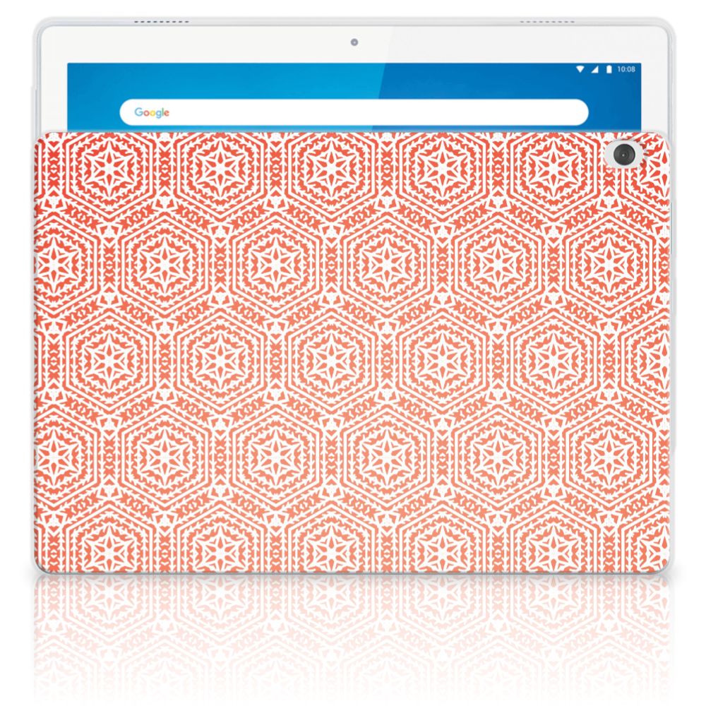 Lenovo Tab M10 Hippe Hoes Pattern Orange