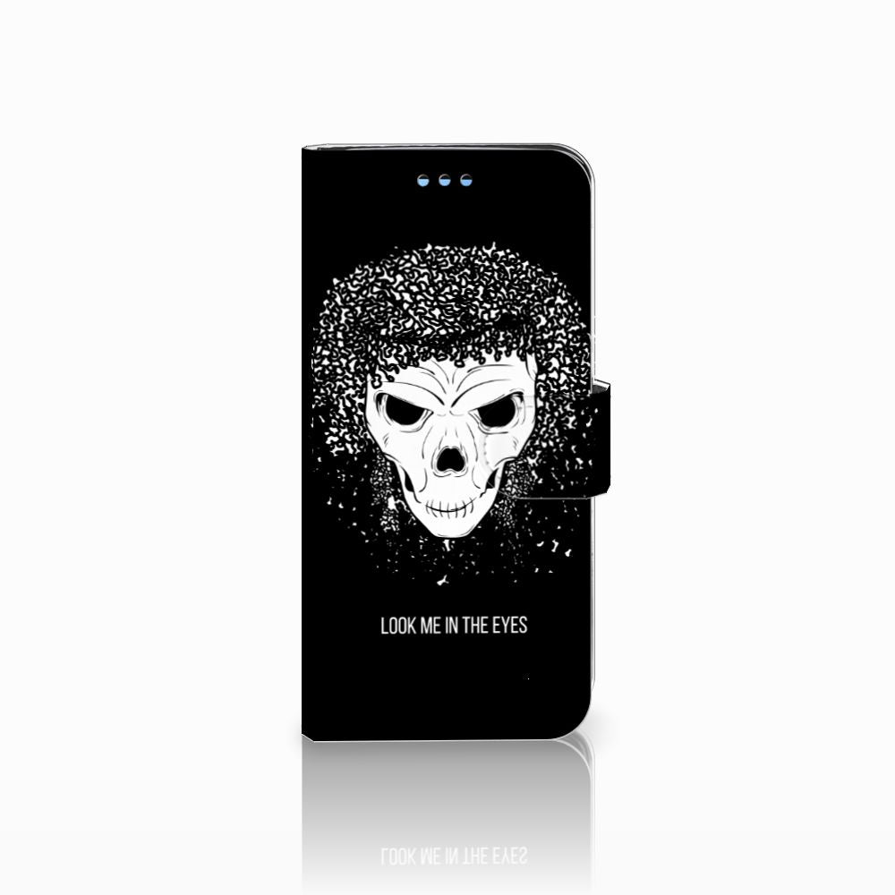 Telefoonhoesje met Naam Samsung Galaxy S9 Skull Hair