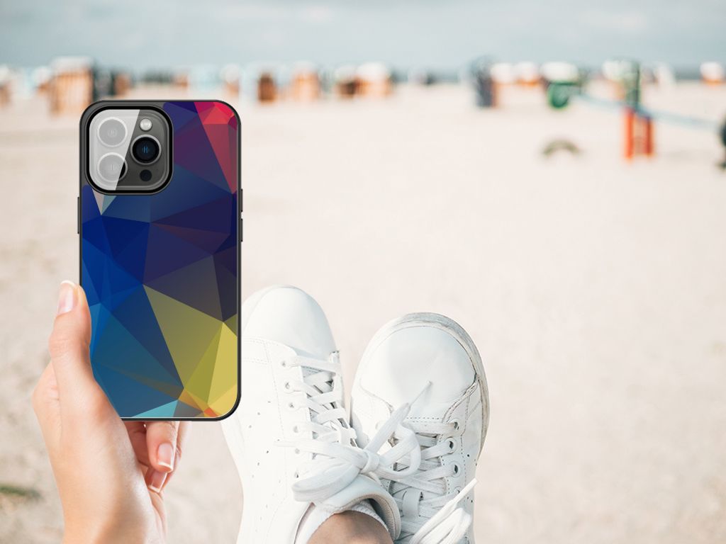 iPhone 13 Pro Max Backcover Polygon Dark B2C Telecom