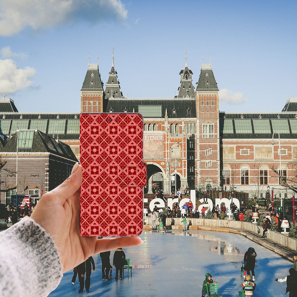 Huawei P10 Lite Telefoon Hoesje Batik Rood