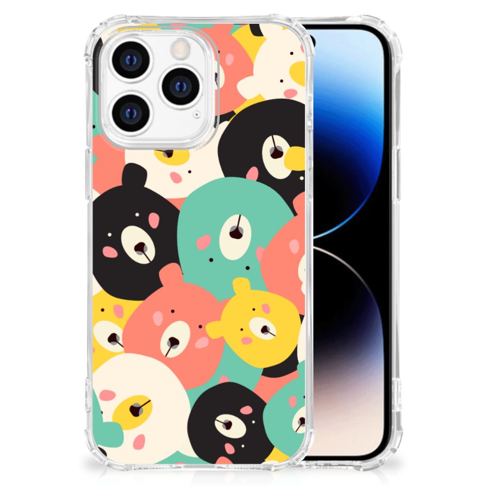 iPhone 14 Pro Stevig Bumper Hoesje Bears B2C Telecom