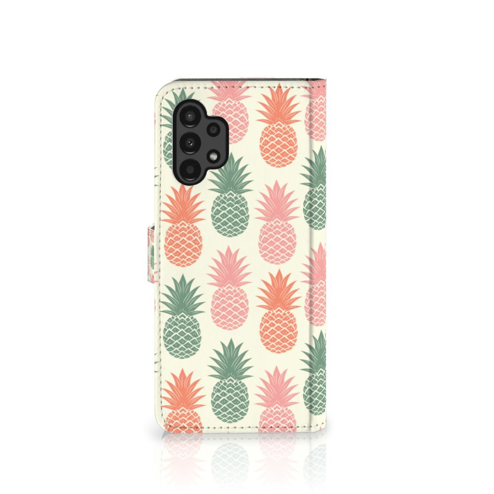 Samsung Galaxy A13 (4G) Book Cover Ananas