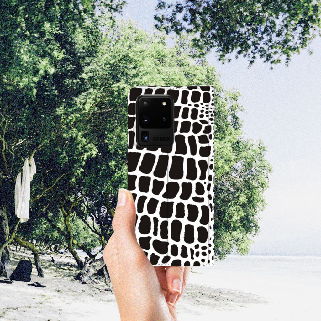 Samsung Galaxy S20 Ultra Hoesje maken Slangenprint - B2C Telecom