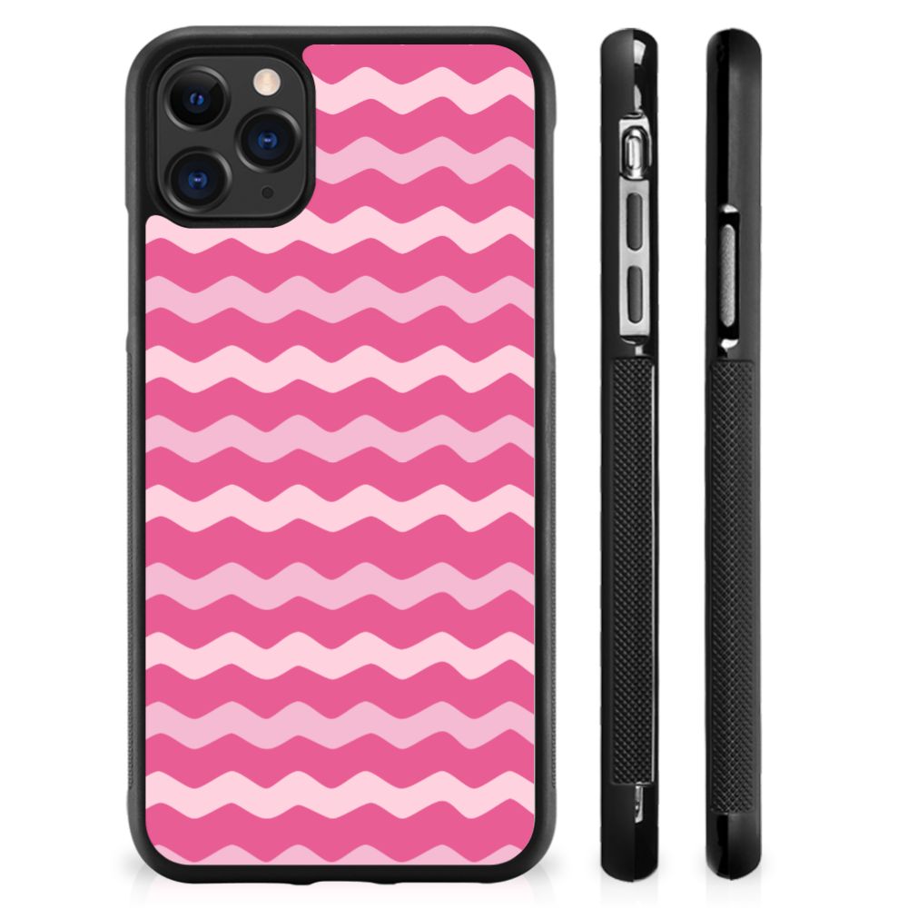 Apple iPhone 11 Pro Max Bumper Case Waves Pink B2C Telecom