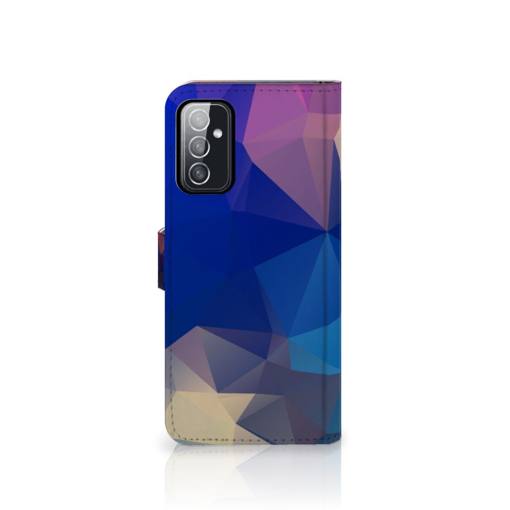 Samsung Galaxy M52 Book Case Polygon Dark
