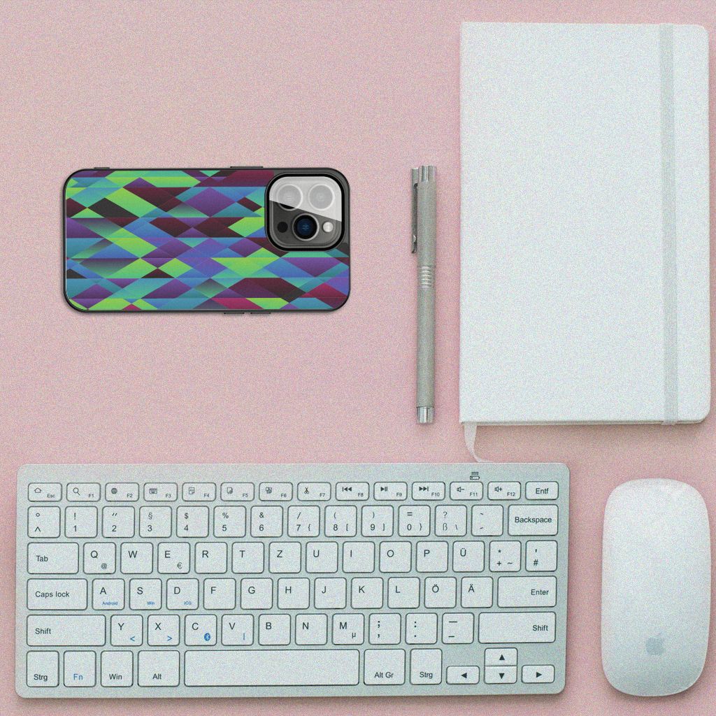 iPhone 13 Pro Backcover Abstract Green Blue B2C Telecom