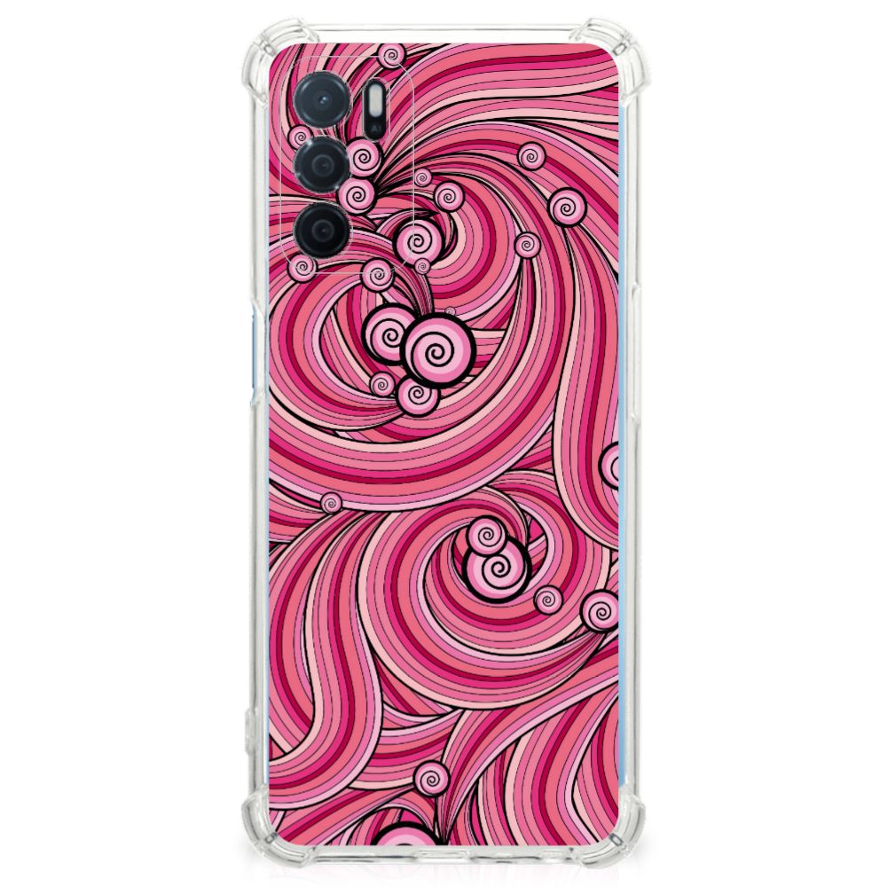 OPPO A16 | A16s | A54s Back Cover Swirl Pink