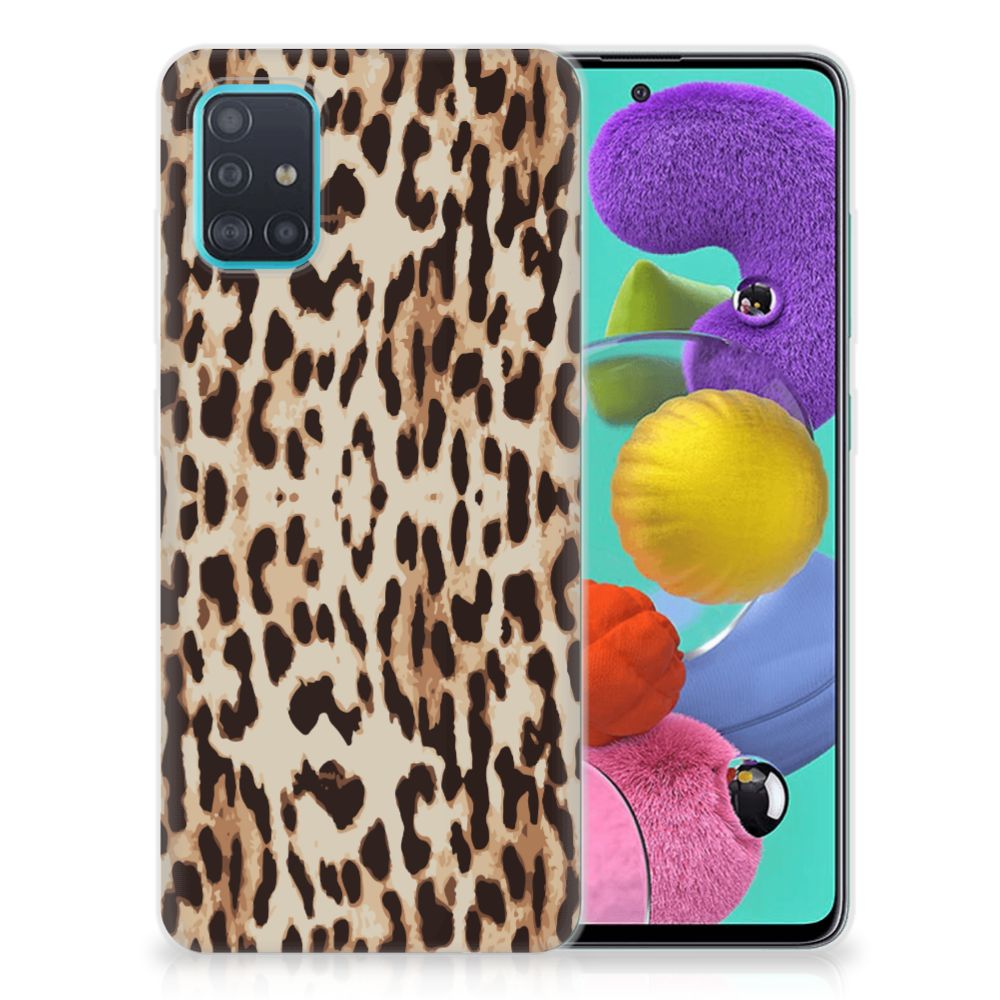 Samsung Galaxy A51 TPU Hoesje Leopard