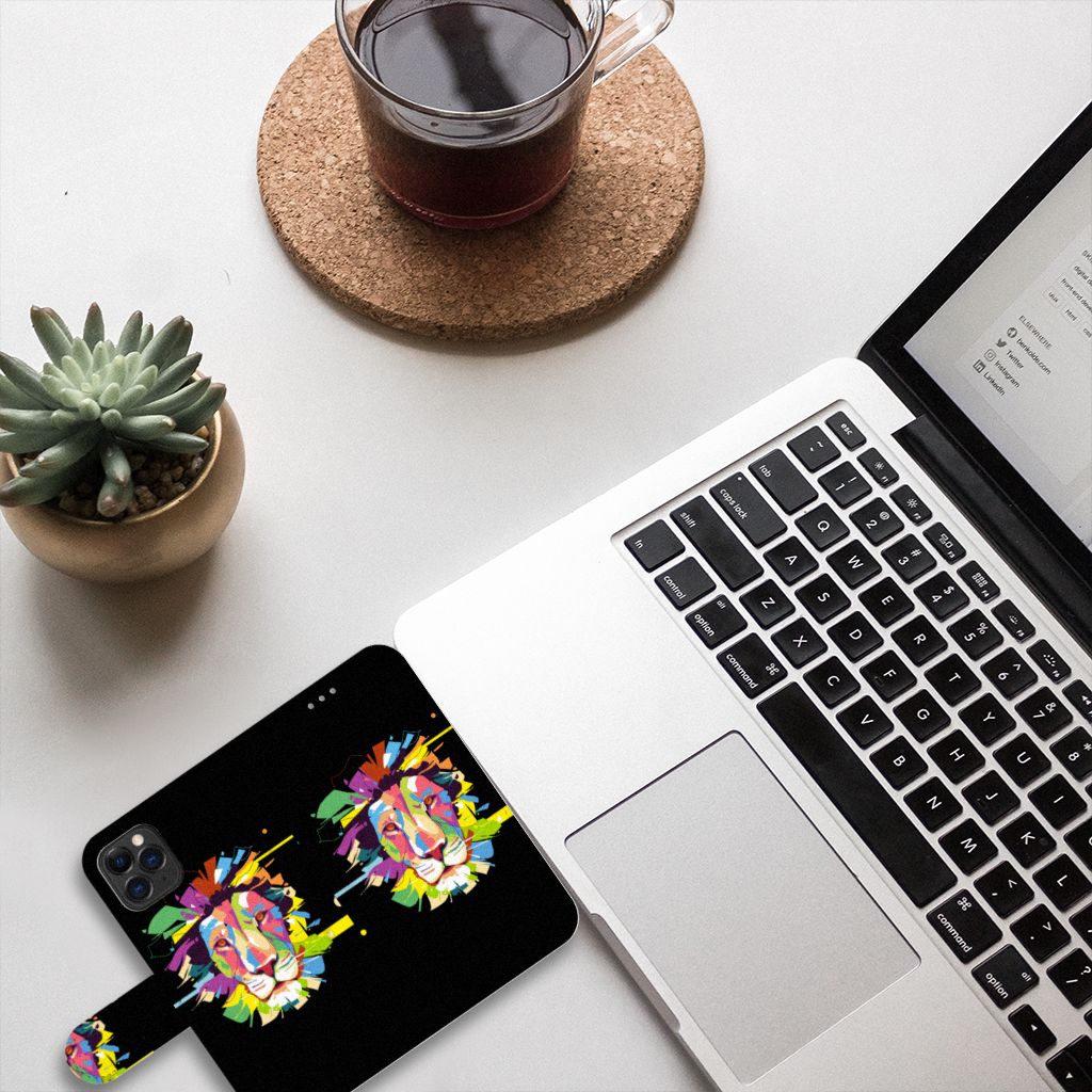 Apple iPhone 11 Pro Leuk Hoesje Lion Color