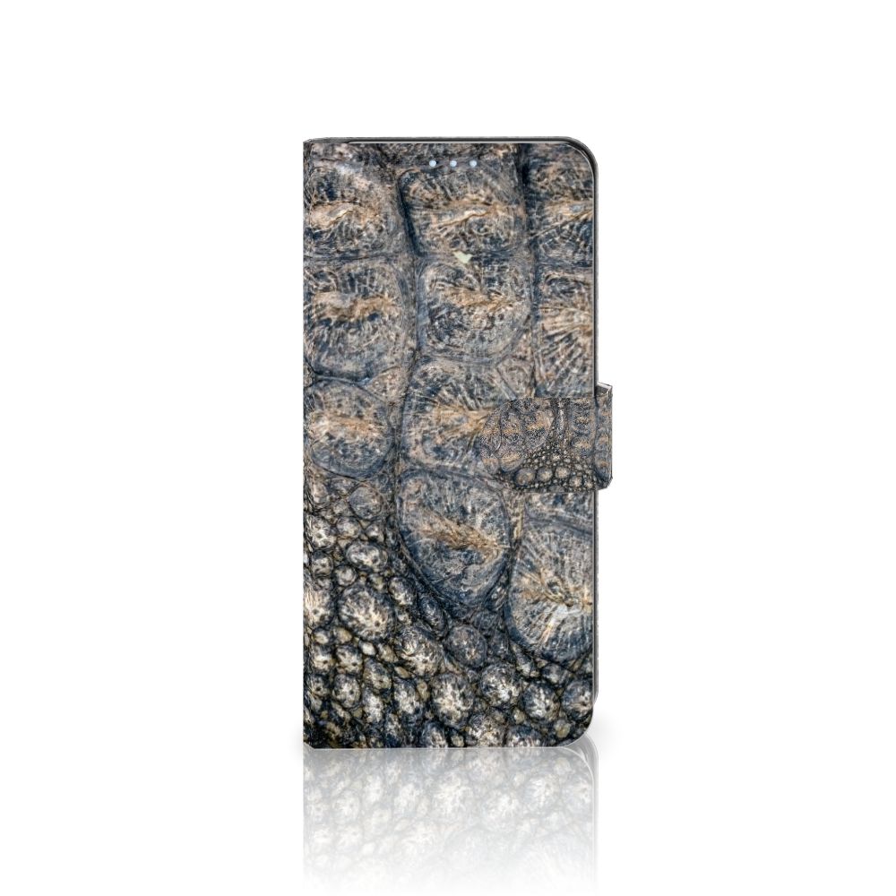 OPPO Reno 4 Pro 5G Telefoonhoesje met Pasjes Krokodillenprint