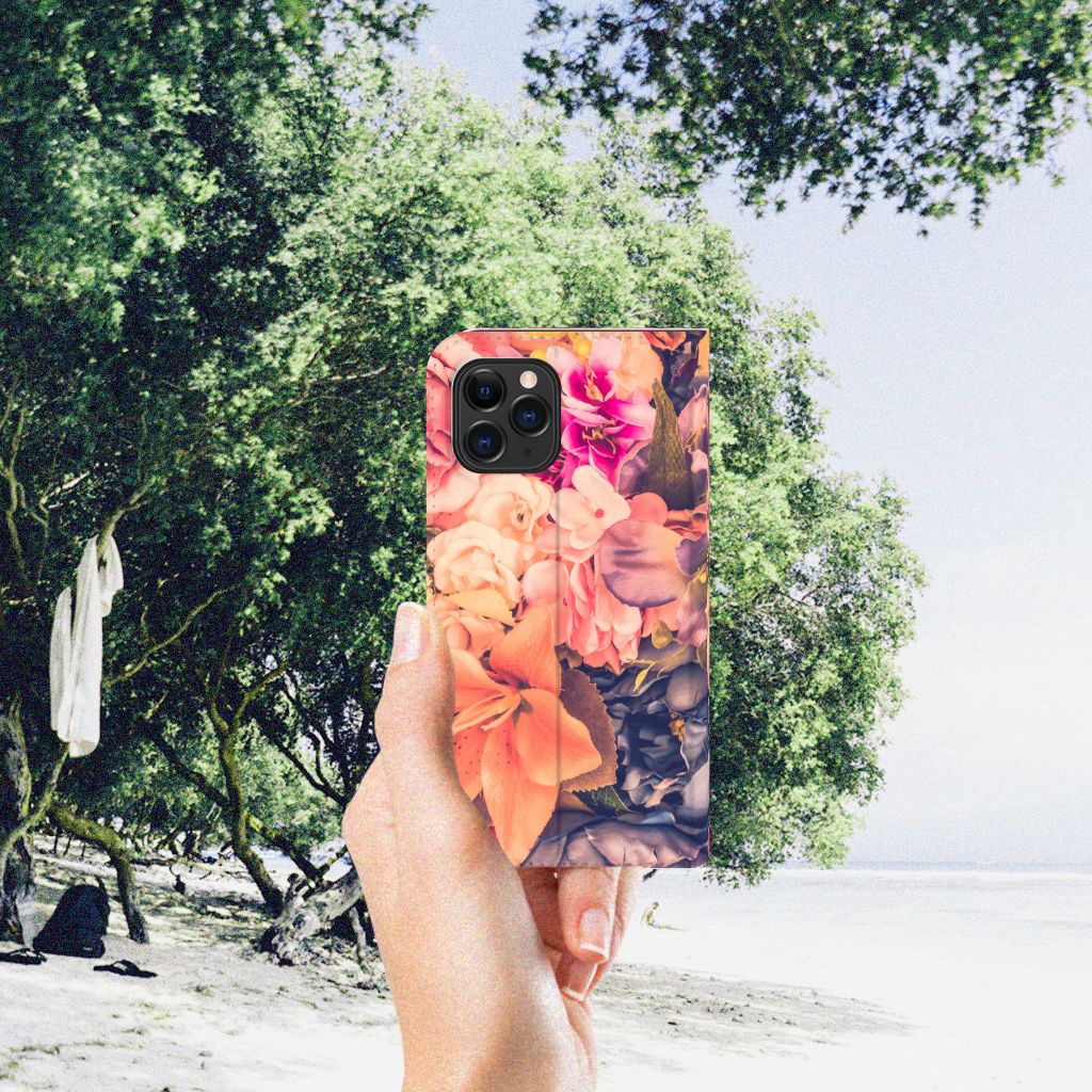 Apple iPhone 11 Pro Smart Cover Bosje Bloemen