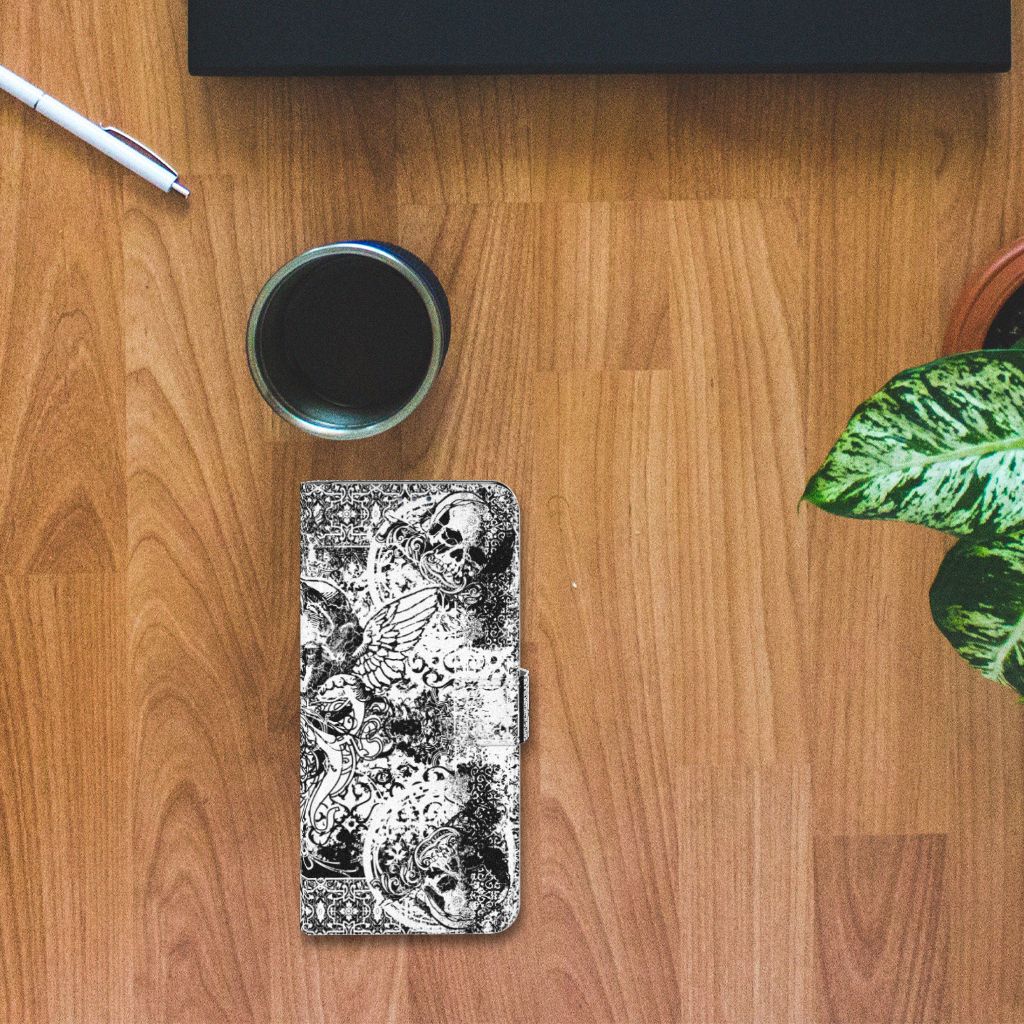 Telefoonhoesje met Naam Motorola Moto G 5G Plus Skulls Angel