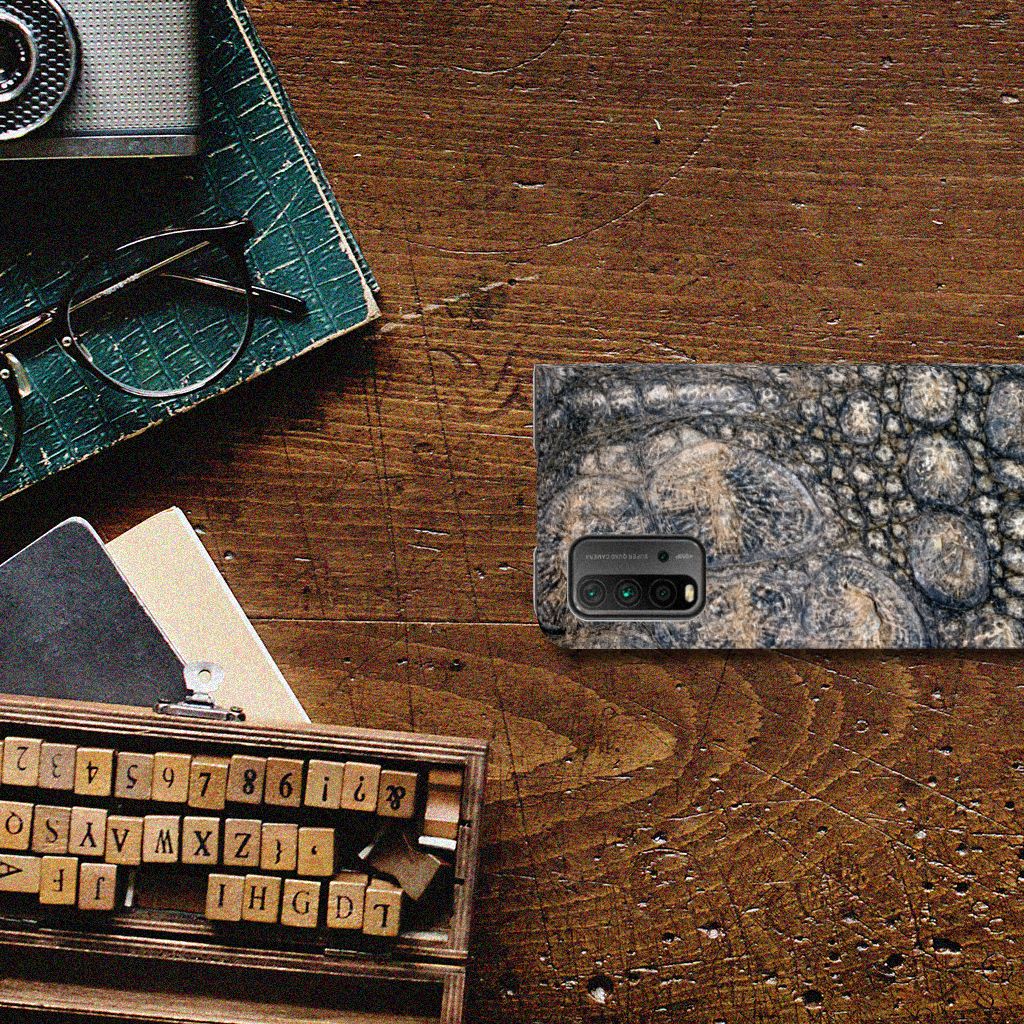 Xiaomi Poco M3 | Redmi 9T Hoesje maken Krokodillenprint - B2C Telecom