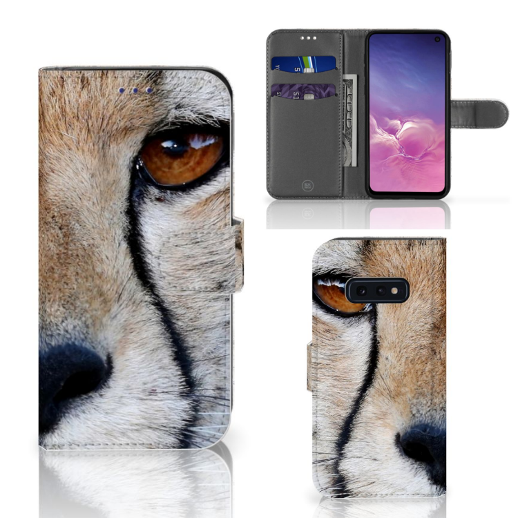 Samsung Galaxy S10e Telefoonhoesje met Pasjes Cheetah