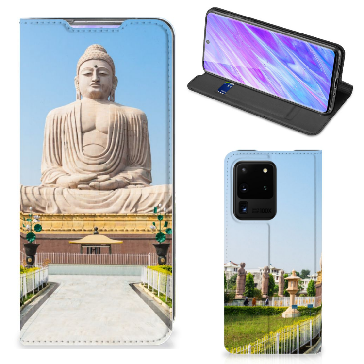 Samsung Galaxy S20 Ultra Book Cover Boeddha - B2C Telecom