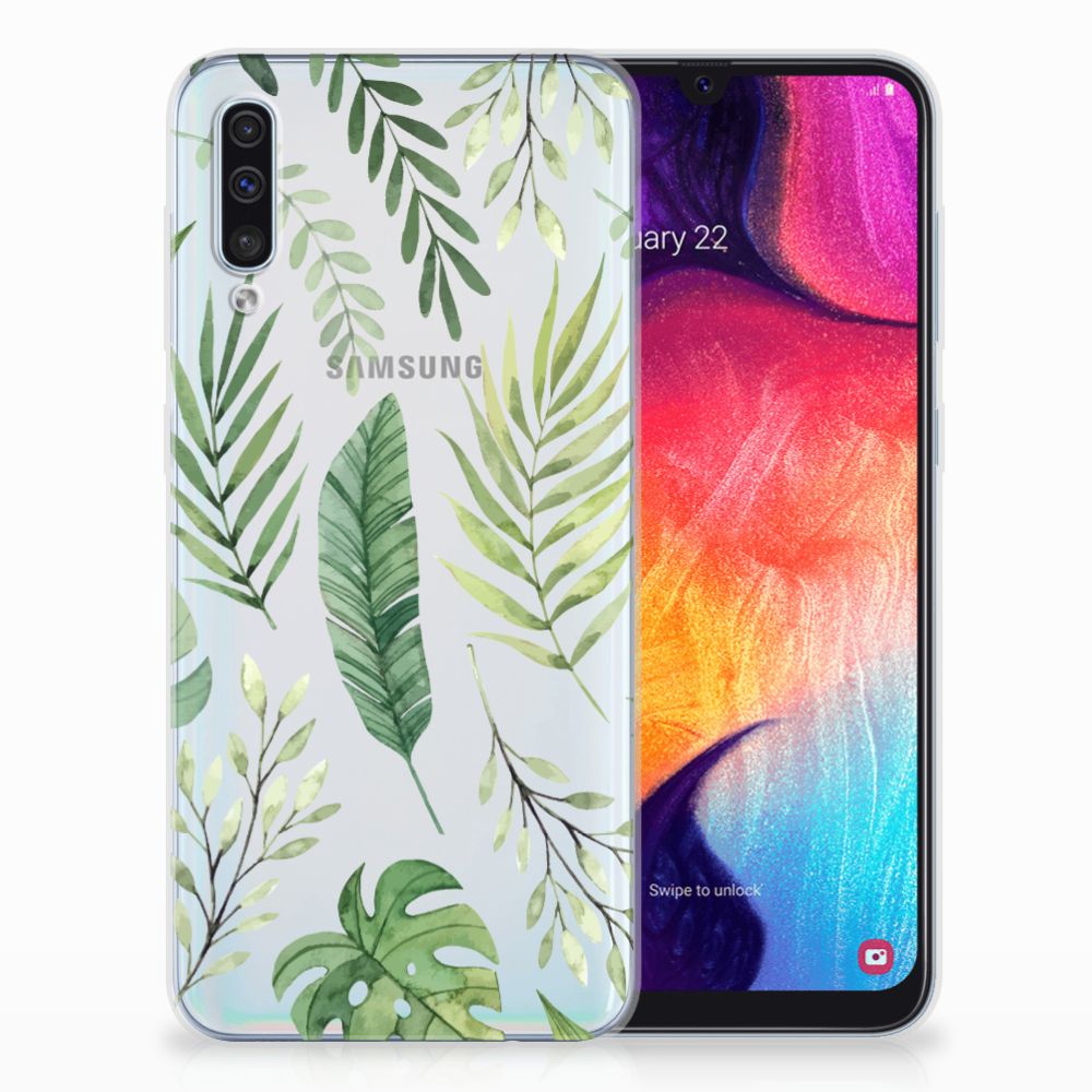 Samsung Galaxy A50 TPU Case Leaves