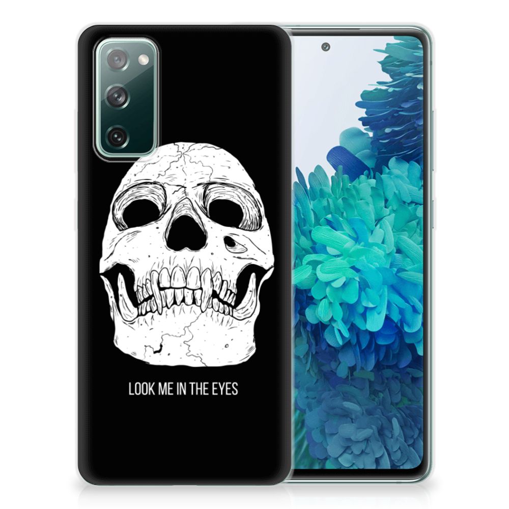 Silicone Back Case Samsung Galaxy S20 FE Skull Eyes B2C Telecom