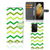 Samsung Galaxy S21 Ultra Telefoon Hoesje Zigzag Groen