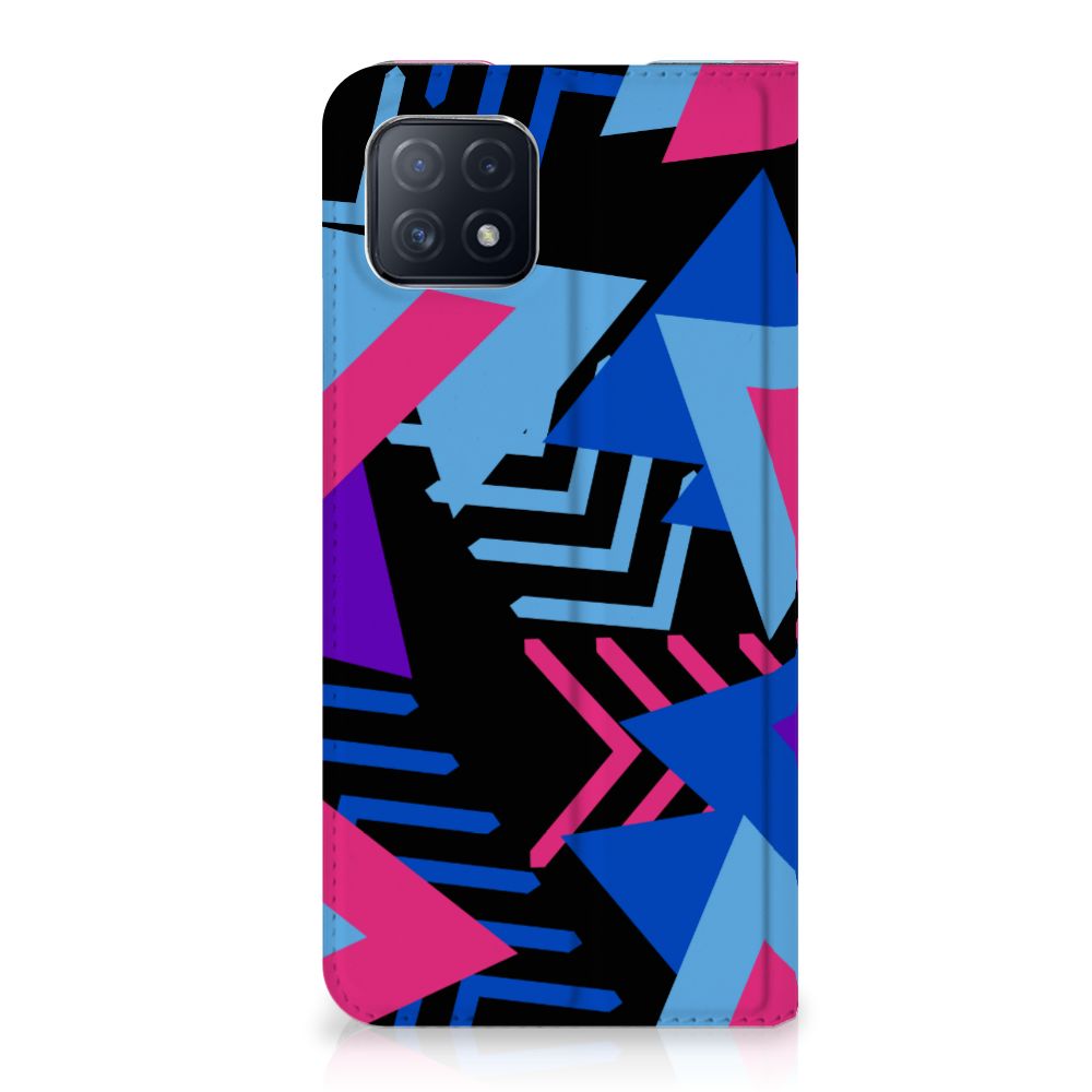 OPPO A73 5G Stand Case Funky Triangle - B2C Telecom