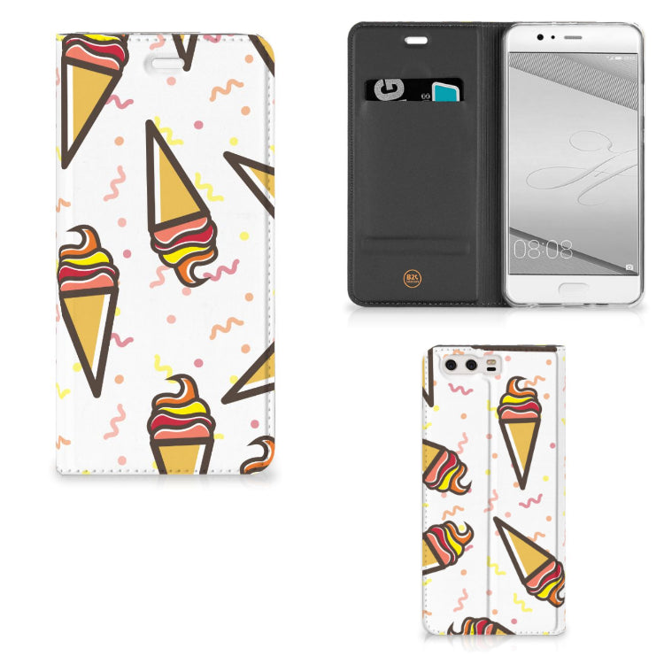 Huawei P10 Plus Flip Style Cover Icecream