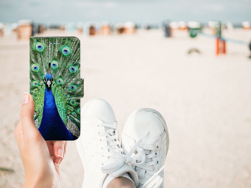 Samsung Galaxy S9 Telefoonhoesje met Pasjes Pauw