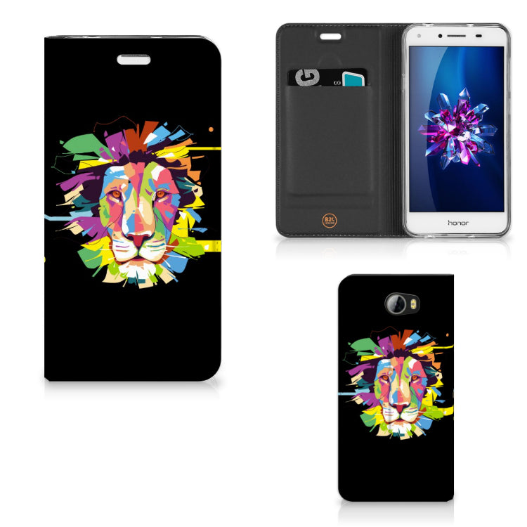 Huawei Y5 2 | Y6 Compact Magnet Case Lion Color