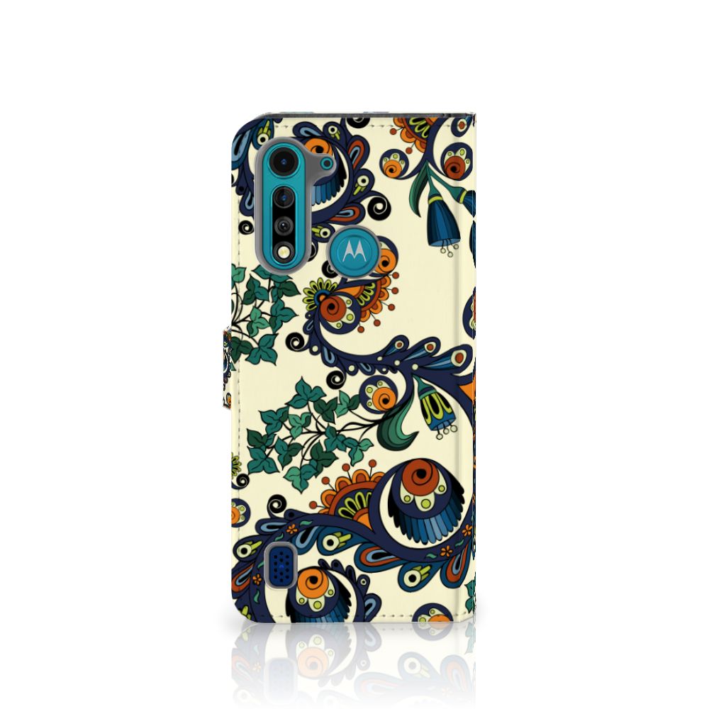 Wallet Case Motorola G8 Power Lite Barok Flower
