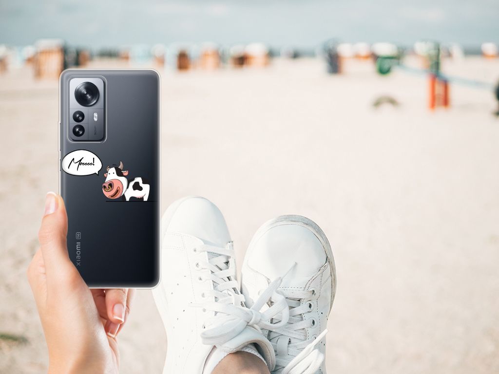 Xiaomi 12 Pro Telefoonhoesje met Naam Cow B2C Telecom