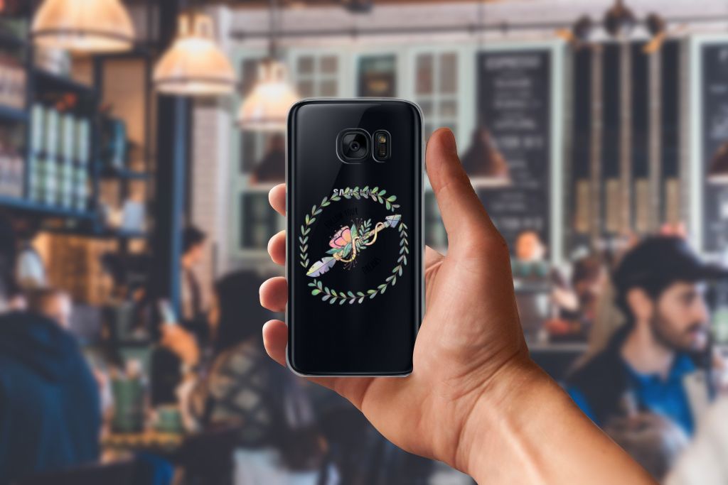 Samsung Galaxy S7 Telefoonhoesje met Naam Boho Dreams
