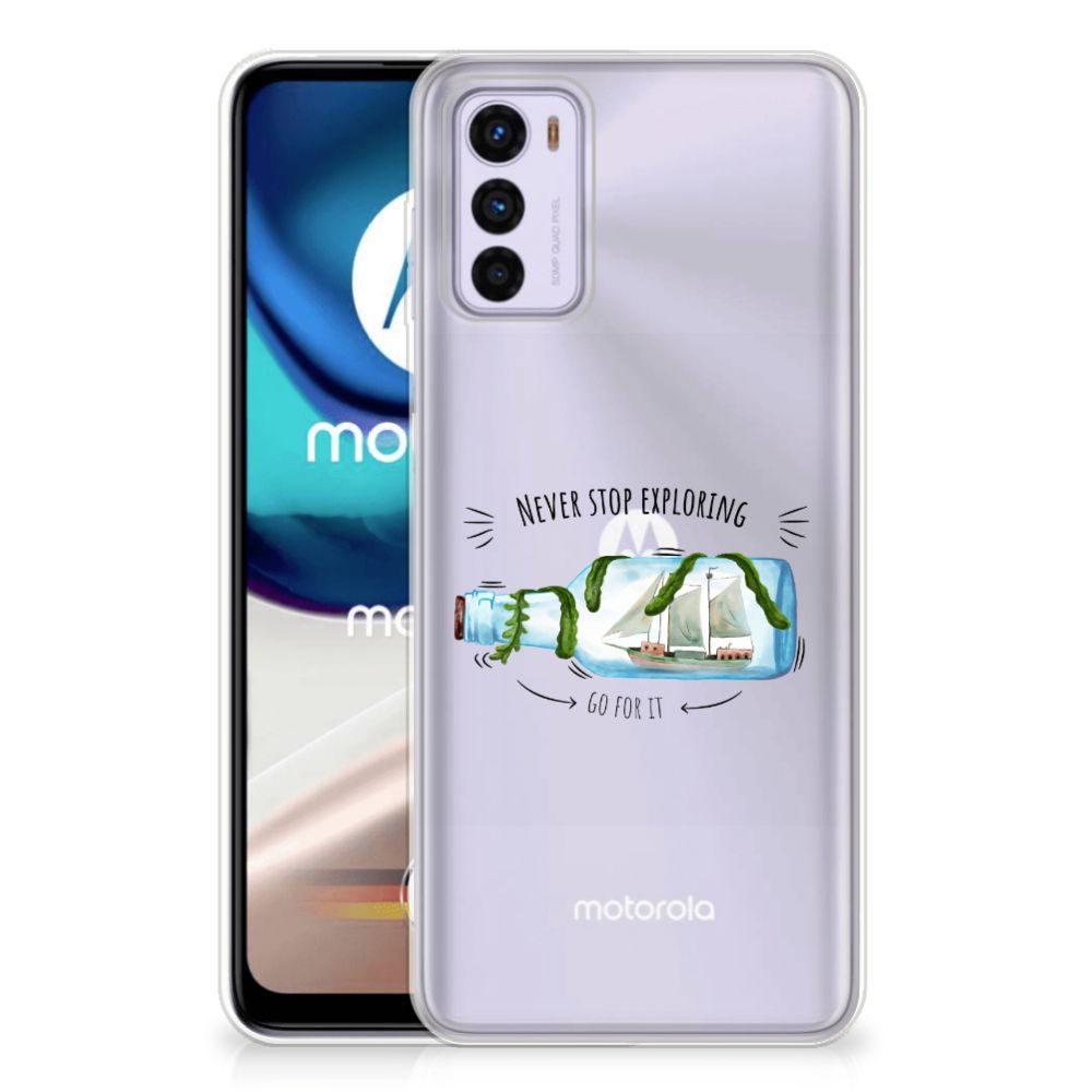 Motorola Moto G42 Telefoonhoesje met Naam Boho Bottle B2C Telecom