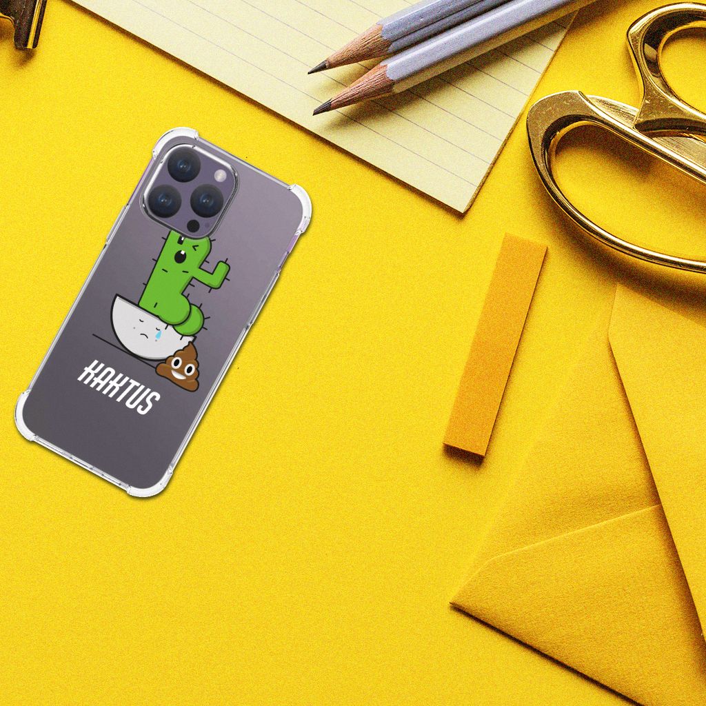iPhone 15 Pro Max Stevig Bumper Hoesje Cactus Poo B2C Telecom