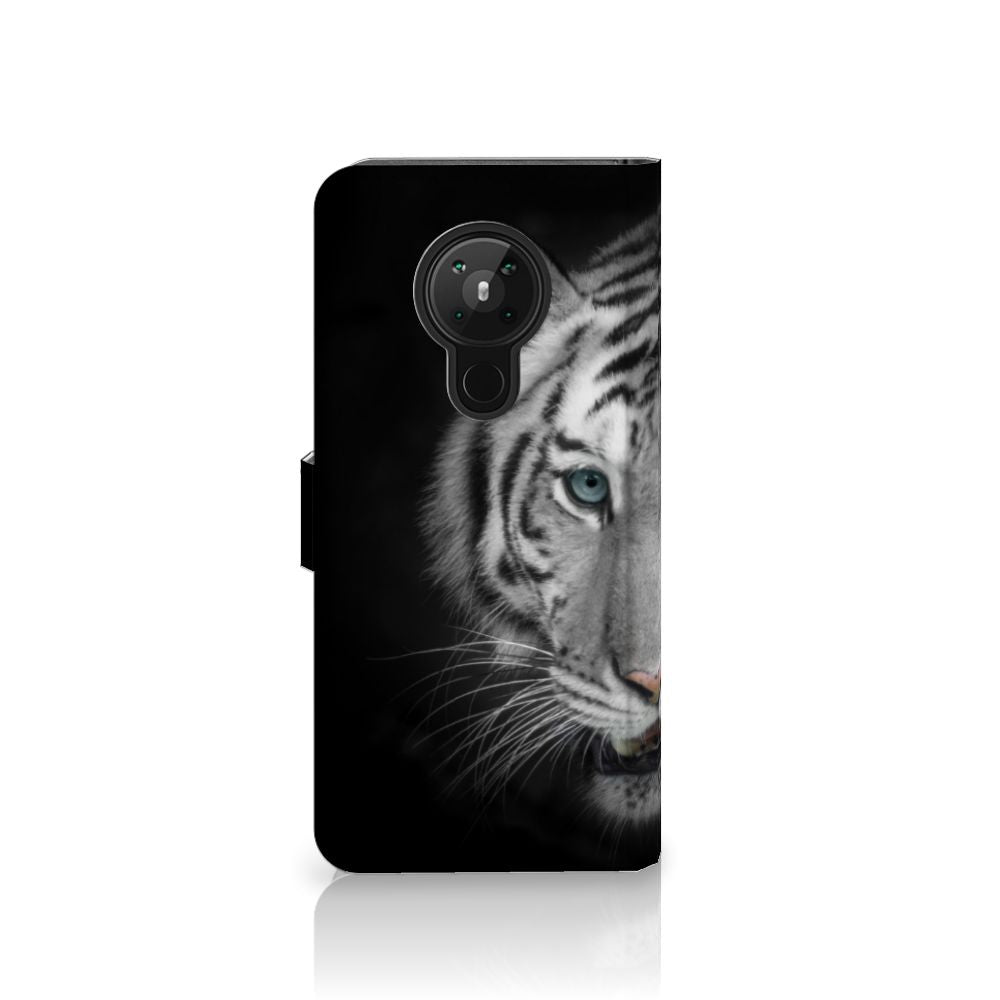 Nokia 5.3 Telefoonhoesje met Pasjes Tijger