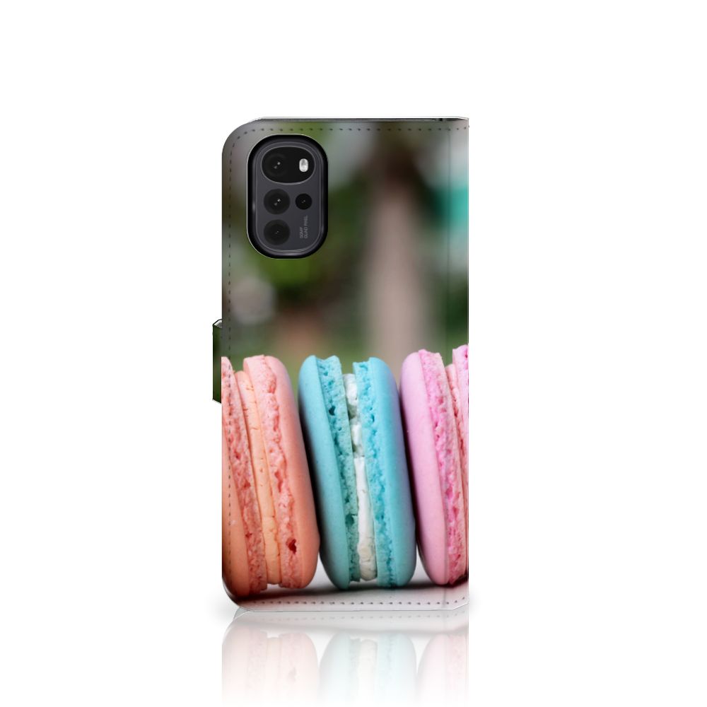 Motorola Moto G22 Book Cover Macarons