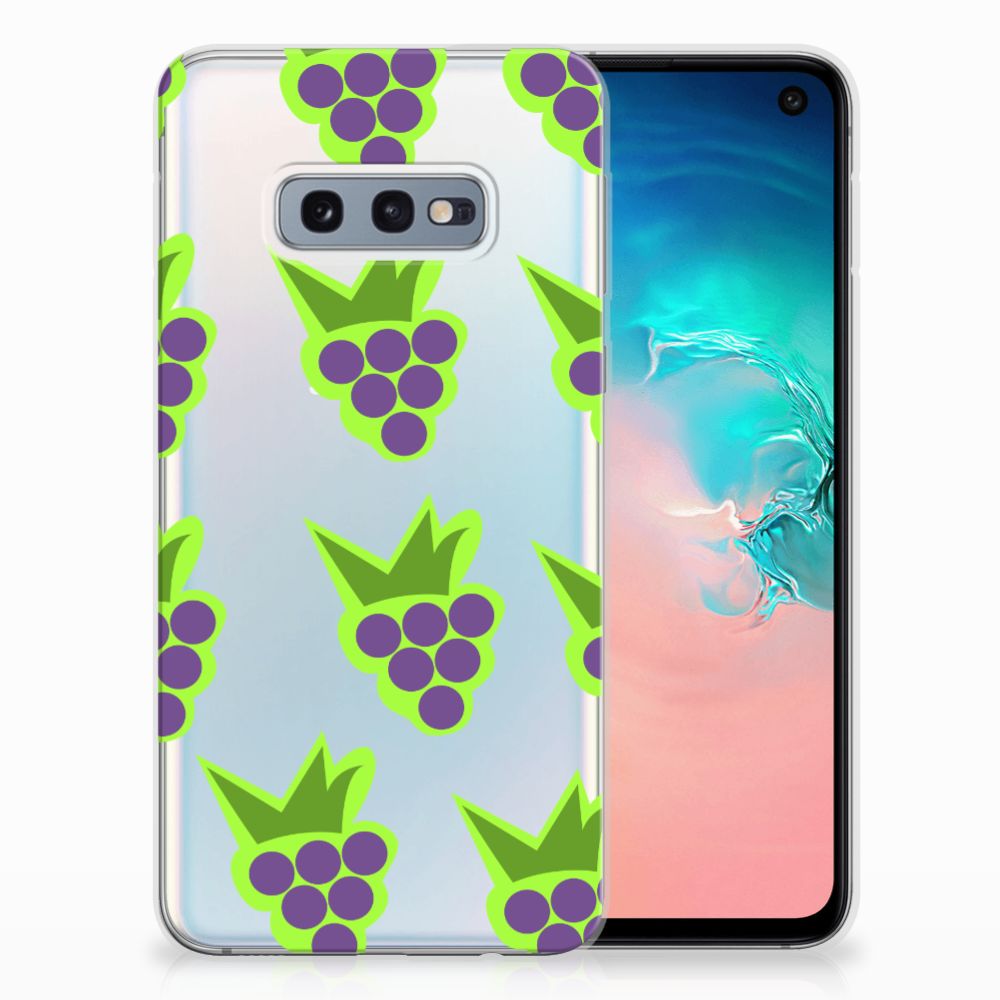 Samsung Galaxy S10e Siliconen Case Druiven
