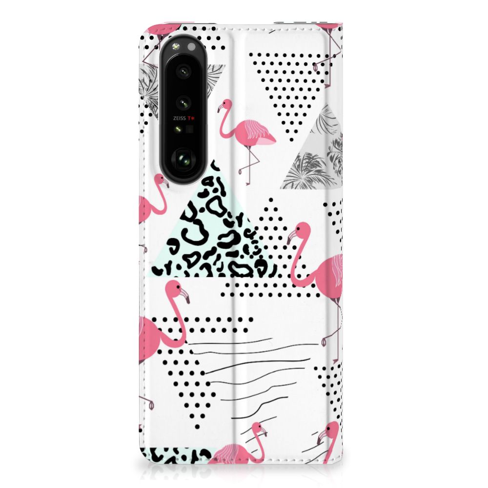 Sony Xperia 1 III Hoesje maken Flamingo Triangle - B2C Telecom