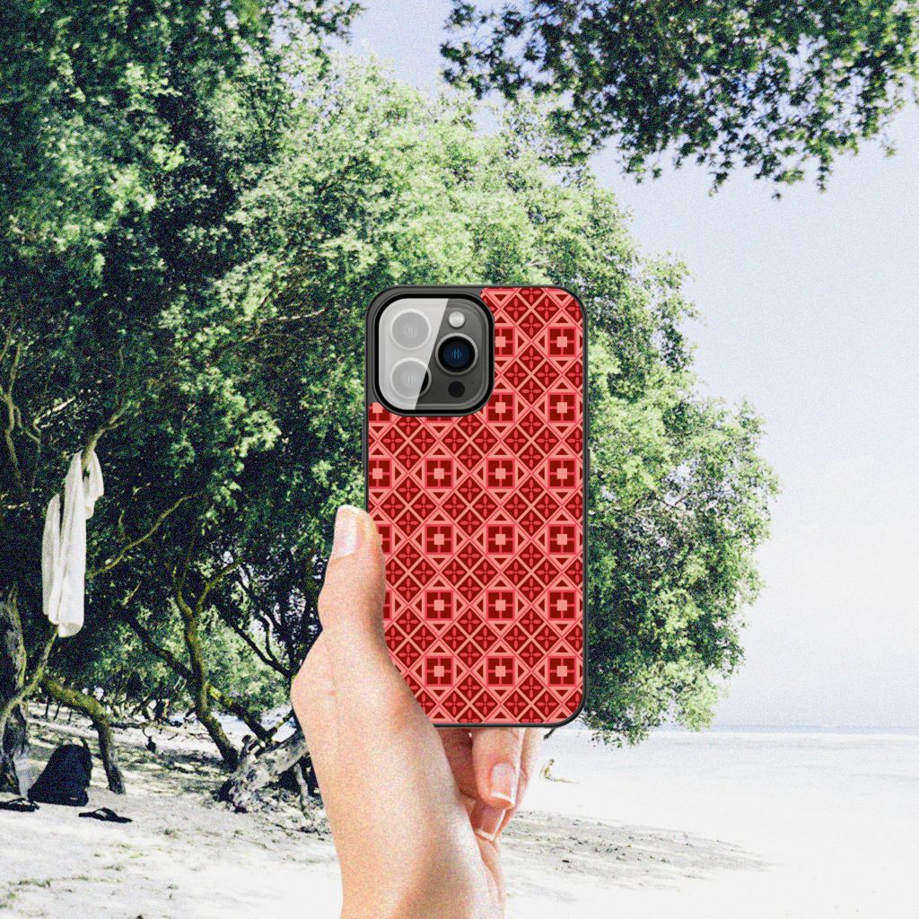 iPhone 13 Pro Back Case Batik Rood B2C Telecom