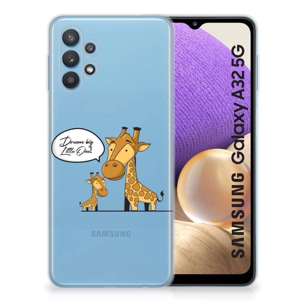Samsung Galaxy A32 5G Telefoonhoesje met Naam Giraffe B2C Telecom