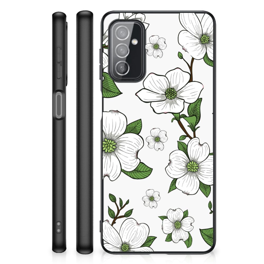 Samsung Galaxy M52 Bloemen Hoesje Dogwood Flowers B2C Telecom