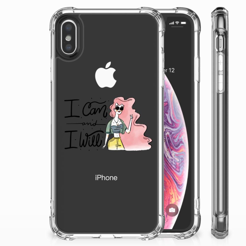 Apple iPhone X | Xs Stevig Bumper Hoesje i Can